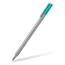Stylo Feutre - Turquoise - Pointe Fine 0.3 mm - Triangulaire - STAEDTLER - TRIPLUS® FINELINER 334