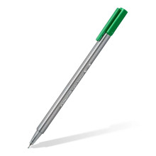 Stylo Feutre - Vert - Pointe Fine 0.3 Mm - Triangulaire - STAEDTLER - TRIPLUS® FINELINER 334