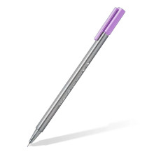 Stylo Feutre - Violet Clair - Pointe Fine 0.3 mm - Triangulaire - STAEDTLER - TRIPLUS® FINELINER 334