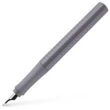 Stylo-Plume Grip 2010 F Gris Harmonie, Faber-Castell - Réf.140830