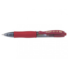 Stylo Roller Gel PILOT G-2 XS Pixie - Pointe Moyenne - Rouge Bordeaux