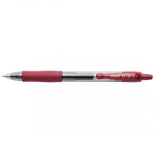 Stylo Roller Gel PILOT G2 - Pointe Moyenne 0.7 - Rouge Bordeaux