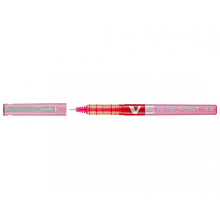 Stylo Roller PILOT V5 Hi-Tecpoint 0.5 - Pointe Fine - Rose