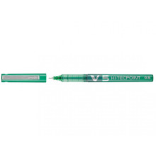 Stylo Roller PILOT V5 Hi-Tecpoint 0.5 - Pointe Fine - Vert