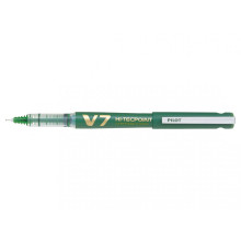 Stylo Roller PILOT V7 Hi-Tecpoint 0.7 - Rechargeable - Pointe Moyenne - Vert