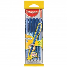 Stylos Bille Bleu Ice Clic 5pcs Essentials Maped - Réf.225307
