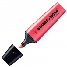 Surligneur Rouge Fluo - Stabilo Boss Original
