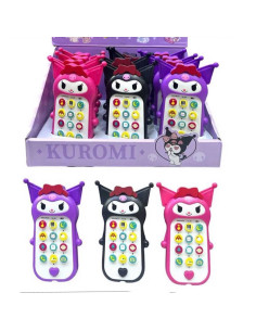 Téléphone Jouet Kuromi avec Sons et Lumières