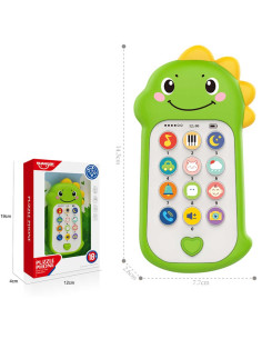 Téléphone Musical & Interactif, Dinosaure - Huanger