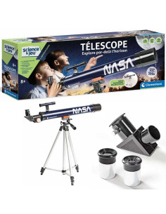 Télescope Astronomie Enfant avec Trépied NASA 300x - Clementoni