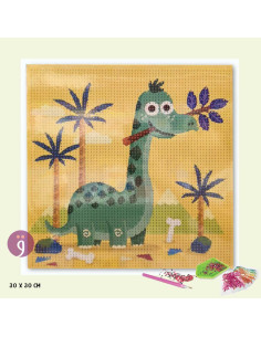 Tableau Strass à Diamanter Bright Full, 30×30 cm