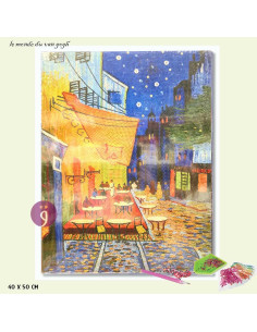 Tableau Strass à Diamanter Bright Full, 40×50 cm