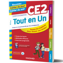 Tout en Un CE2 - Nouveau Cahier du jour Cahier du soir - Magnard