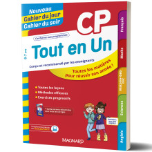 Tout en Un CP - Nouveau Cahier du jour Cahier du soir - Magnard
