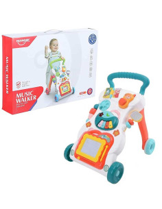 Trotteur Musical Bébé 6en1, Aide à la Marche - Huanger