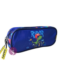 Trousse 2 Compartiments Dino, Happy - Réf.R2
