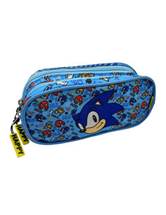Trousse 2 Compartiments Sonic - Happy