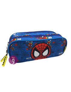 Trousse 2 Compartiments Spiderman - Happy