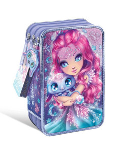Trousse avec Fournitures à 3 Compartiments, Cristalia - Nebulous Stars
