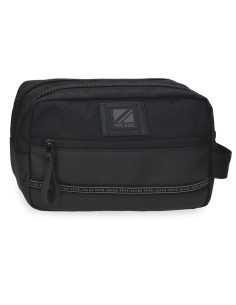 Trousse de Toilette 2 Compartiments, Stratford Noir - Pepe Jeans