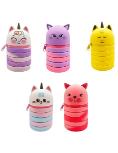 Trousse en Silicone Must Team 1 Compartiment, Animals - Réf.587447