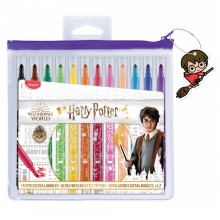 Trousse Feutres Harry Potter Ultra-Lavables 12pcs - Maped