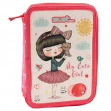 Trousse MUST 2 Compartiments My Cute Girl - Réf.584582