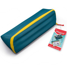 Trousse Open XXL Double Face Basic Vert, Maped - Réf.931902