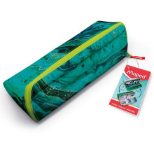 Trousse Open XXL Double Face Motif Vert, Maped - Réf.931903