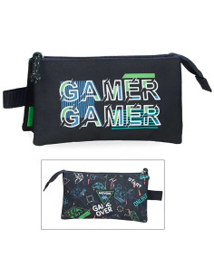 Trousse Plat 3 Compartiments, Game Over - Movom