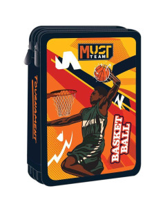 Trousse Plat Must Team 2 Compartiments, Basketball - Réf.586336