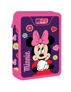 Trousse Plat Must Team 2 Compartiments, Disney Minnie Love