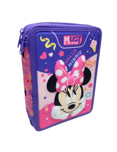 Trousse Plat Must Team 2 Compartiments, Disney Minnie