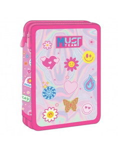 Trousse Plat Must Team 2 Compartiments, Good Vibes - Réf.586329