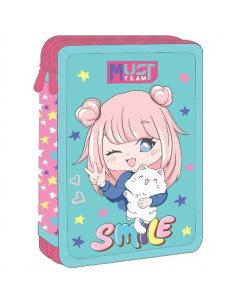 Trousse Plat Must Team 2 Compartiments, Smile - Réf.586721