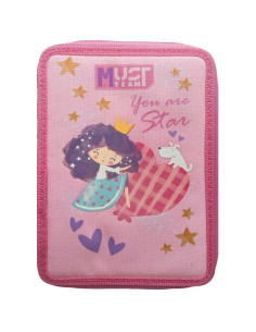 Trousse Plate Must Team 2 Compartiments, Heart - Réf.587587
