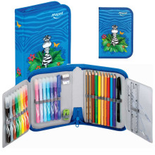 Trousse Remplie 1 Compartiment 32 pcs Jungle, Maped - Réf.967812