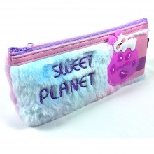 Trousse Scolaire XRS Sweet Planet Rose 1C - Réf.18-43