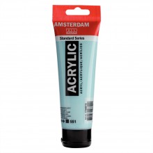 Tube Acrylique 120ml Bleu Céleste Clair 551 - Amsterdam