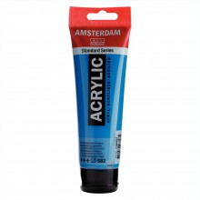Tube Acrylique 120ml Bleu Manganèse Phtalo 582 - Amsterdam
