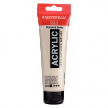 Tube Acrylique 120ml Jaune Naples Rouge Clair 292 - Amsterdam