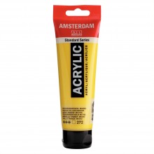 Tube Acrylique 120ml Jaune Transparent Moyen 272 - Amsterdam