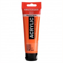 Tube Acrylique 120ml Orange Azo 276 - Amsterdam