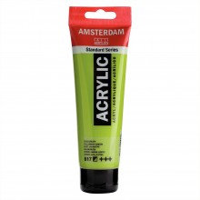 Tube Acrylique 120ml Vert Jaunatre 617 - Amsterdam