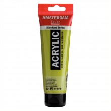 Tube Acrylique 120ml Vert Olive Clair 621 - Amsterdam