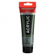 Tube Acrylique 120ml Vert Olive Foncé 622 - Amsterdam