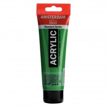 Tube Acrylique 120ml Vert Permanent Clair 618 - Amsterdam