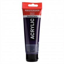 Tube Acrylique 120ml Violet Bleuatre Permanent 568 - Amsterdam