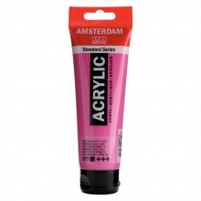 Tube Acrylique 120ml Violet Rouge Permanent Clair 577 - Amsterdam