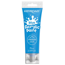 Tube Acrylique Bleu 75ml, keyroad - Réf.972206